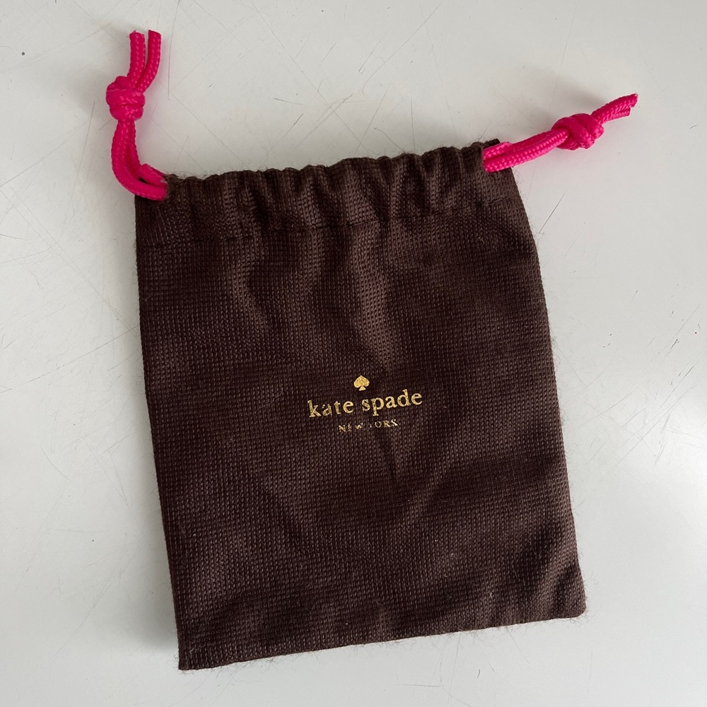 KATE SPADE travel jewelry pouch/dust bag for necklaces bracelets earrings rings